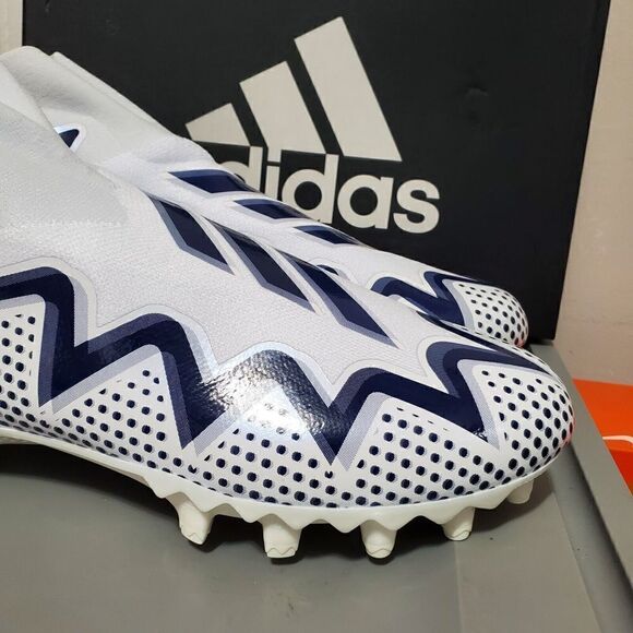 Adidas Freak Ultra 21 Mens Sz 9.5 Laceless Football Cleats Blue/white GZ0462 - Picture 8 of 13